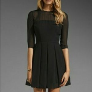BB Dakota Rylan Sheer Shell Black dress